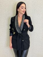 BLAZER SARJA ALONGADO DE STRASS SINFA 