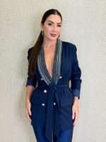 BLAZER SARJA ALONGADO DE STRASS SINFA 