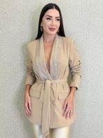 BLAZER SARJA ALONGADO DE STRASS SINFA 