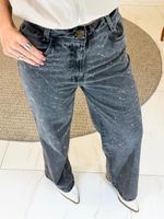 CALÇA WIDE LEG COM BRILHO WISES