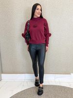 CALÇA SKINNY DE PU PENVY
