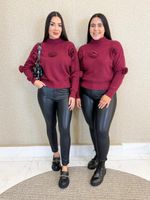 CALÇA SKINNY DE PU PENVY