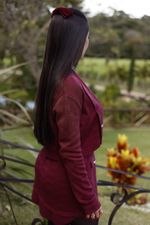CONJUNTO MINI BLAZER E SAIA DE TRICÔ LUANDA