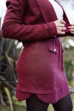 CONJUNTO MINI BLAZER E SAIA DE TRICÔ LUANDA