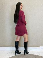CONJUNTO MINI BLAZER E SAIA DE TRICÔ LUANDA