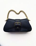 BOLSA AFIVELADA ALÇA DUPLA BUCKLE