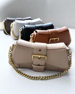 BOLSA AFIVELADA ALÇA DUPLA BUCKLE