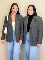 BLAZER QUADRICULADO  LÃ BATIDA NAIROBIE