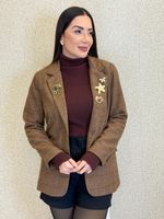 BLAZER QUADRICULADO  LÃ BATIDA NAIROBIE