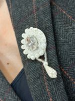 BROCHE LÁGRIMA DE PÉROLA