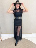 VESTIDO LONGO DE TULE FAIRY