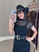 VESTIDO LONGO DE TULE FAIRY