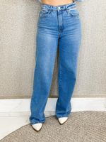 CALÇA WIDE LEG JEANS LIVRON