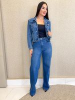 CALÇA WIDE LEG JEANS LIVRON