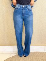 CALÇA WIDE LEG JEANS LIVRON