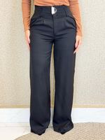 CALÇA PANTALONA ALFAIATARIA GABARDINE GAMBER