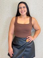 BLUSA POLIAMIDA GOLA QUADRADA MIRNA