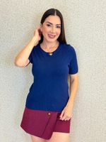 BLUSA BÁSICA DE TRICÔ IMPORTADO PENTANY 