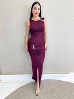 VESTIDO MIDI POLIAMIDA PERLIANE