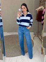 CALÇA WIDE LEG JEANS LIVRON