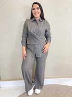 CONJUNTO CALÇA E CAMISA VISCOLINHO MIKANY