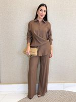 CONJUNTO CALÇA E CAMISA VISCOLINHO MIKANY