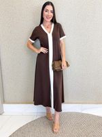 VESTIDO COM VIÉS MICHIGAN