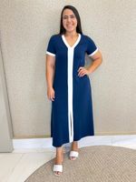 VESTIDO COM VIÉS MICHIGAN