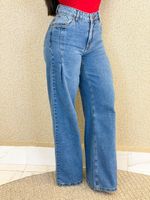 CALÇA JEANS WIDE LEG LUPY