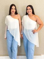 BODY ASSIMÉTRICO NULA MANGA SYLVIE