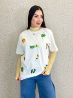 T-SHIRT BRASIL STICKERS 