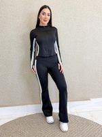 CONJUNTO DRY FIT CALÇA FLARE ASKER