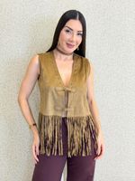 COLETE FRANJADO SUEDE KLEDER