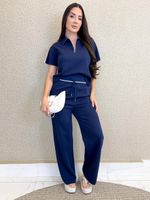 CONJUNTO MOLETINHO CALÇA E BLUSA POLO HEMB