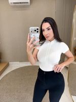 BODY MALHA LUPO DE ZÍPER KARL