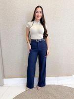 CALÇA ALFAIATARIA COM CINTO GURTEL