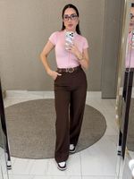CALÇA ALFAIATARIA COM CINTO GURTEL