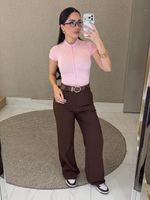 CALÇA ALFAIATARIA COM CINTO GURTEL