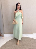 VESTIDO LONGUETE DE CHIFON VAILE