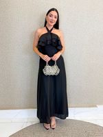 VESTIDO LONGUETE DE CHIFON VAILE