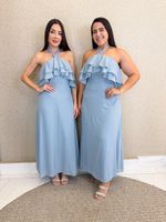 VESTIDO LONGUETE DE CHIFON VAILE