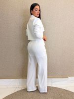 CONJUNTO CALÇA E MINI BLAZER DE ALFAIATARIA MILIE