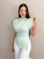 BLUSA CREPE ASSIMÉTRICA IRVINE