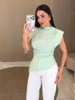 BLUSA CREPE ASSIMÉTRICA IRVINE