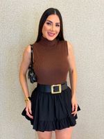 BLUSA GARRAFINHA TRICÔ IMPORTADO FLASHE