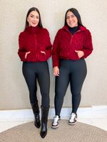 CALÇA LEGGING CANELADA RIBBED