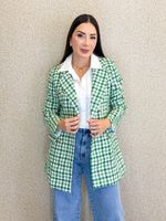 BLAZER ALONGADO PIED POULE DRAMY