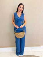 CONJUNTO CALÇA E COLETE ALFAIATARIA GABARDINE URBAN
