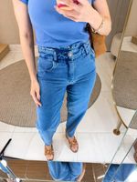 CALÇA MOM JEANS CROWN