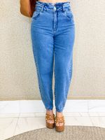 CALÇA MOM JEANS CROWN